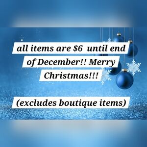 Christmas Sale Announcement